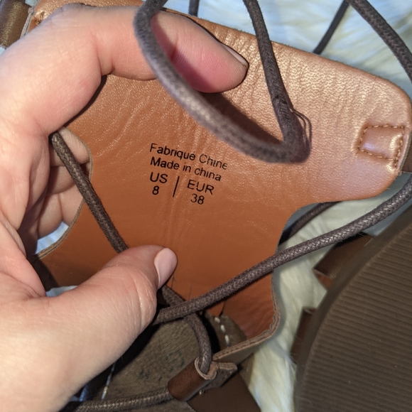 MISK - Vegan Leather Gladiator Sandal - Picture 5 of 10